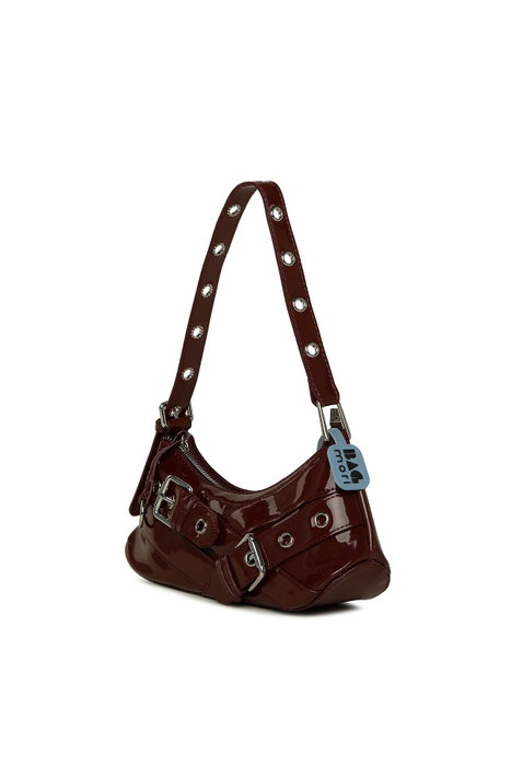 Zoozie Bags M000008443 Bolso Bandolera Mini Rojo Clarete Piel PU